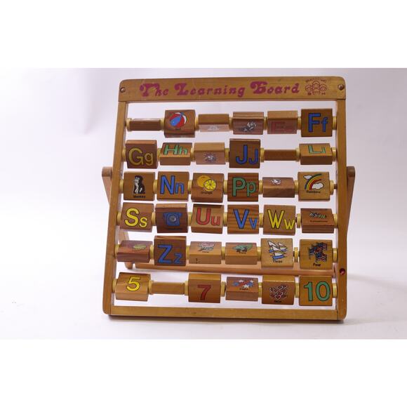 Playtown, Learning Board, ABC, Letters, Numbers, Words, Activity ~ 250903-WH 706 - Picture 1 of 5